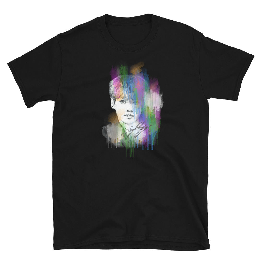 BTS Jungkook, Jeon Jung-kook Waterpaint Portrait Unisex T-Shirt