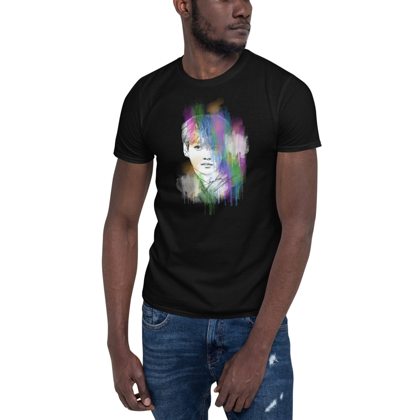 BTS Jungkook, Jeon Jung-kook Waterpaint Portrait Unisex T-Shirt