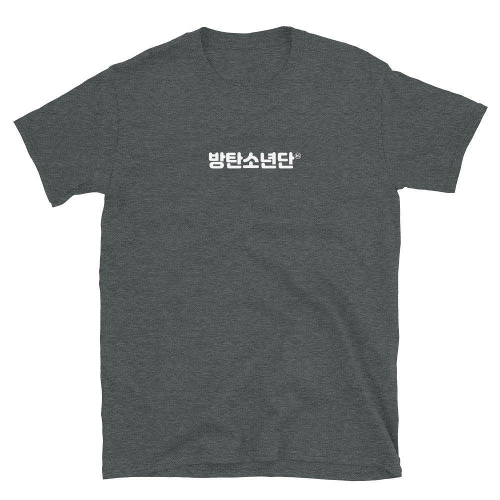 BTS in Korean Hangul Kpop BTS Merch Unisex T-Shirt - kpophow
