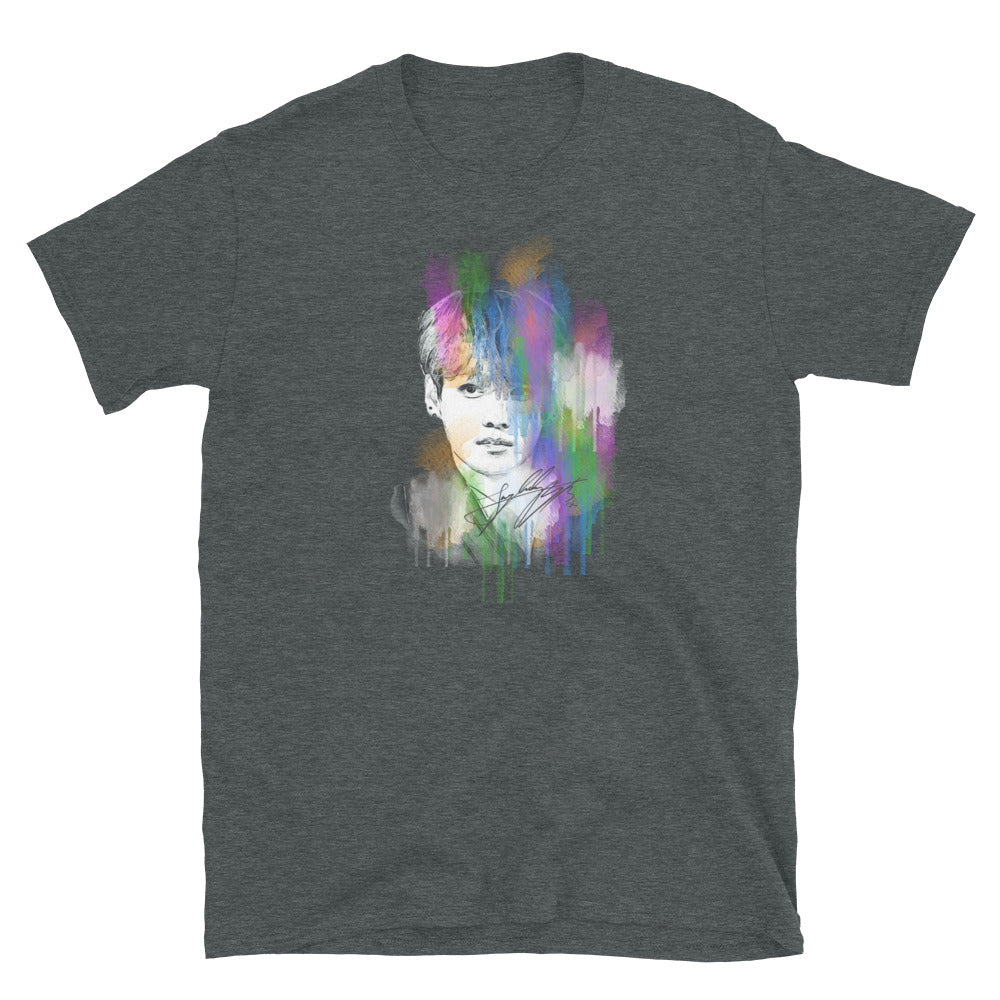BTS Jungkook, Jeon Jung-kook Waterpaint Portrait Unisex T-Shirt