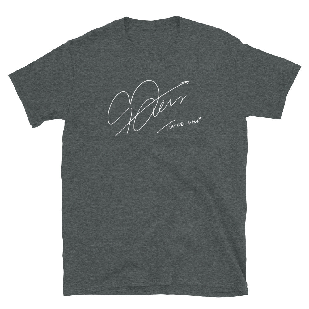 TWICE Sana, Minatozaki Sana Autograph Unisex T-Shirt