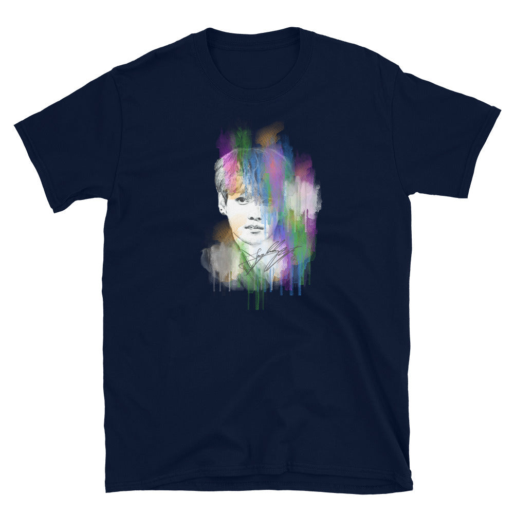 BTS Jungkook, Jeon Jung-kook Waterpaint Portrait Unisex T-Shirt