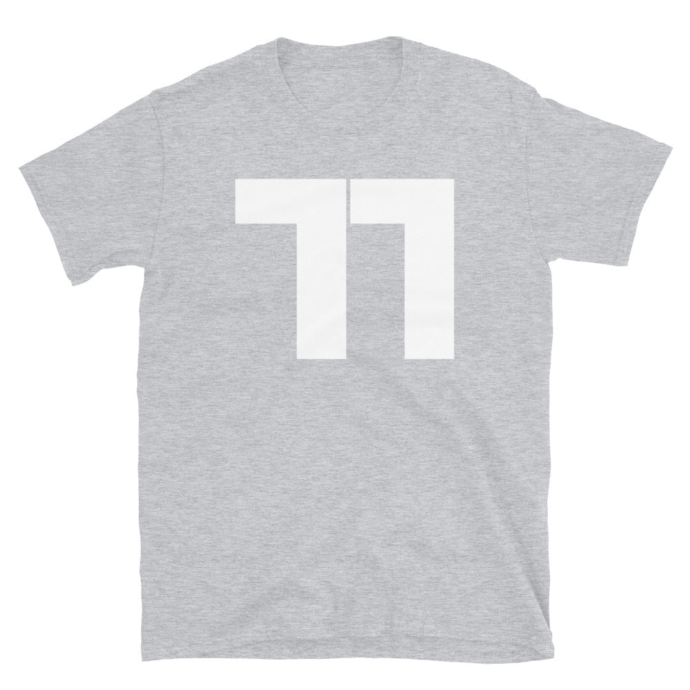 Korean Hangul Ssang Giyeok (gg) sound Geometrical Consonant Unisex T-Shirt