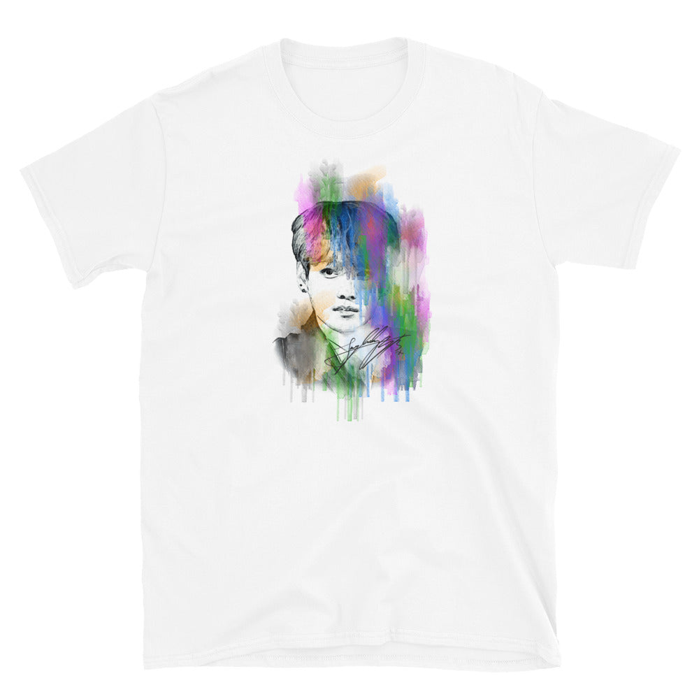 BTS Jungkook, Jeon Jung-kook Waterpaint Portrait Unisex T-Shirt