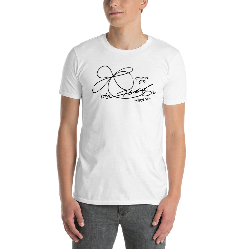BTS V, Kim Tae-hyung Signature Unisex T-Shirt