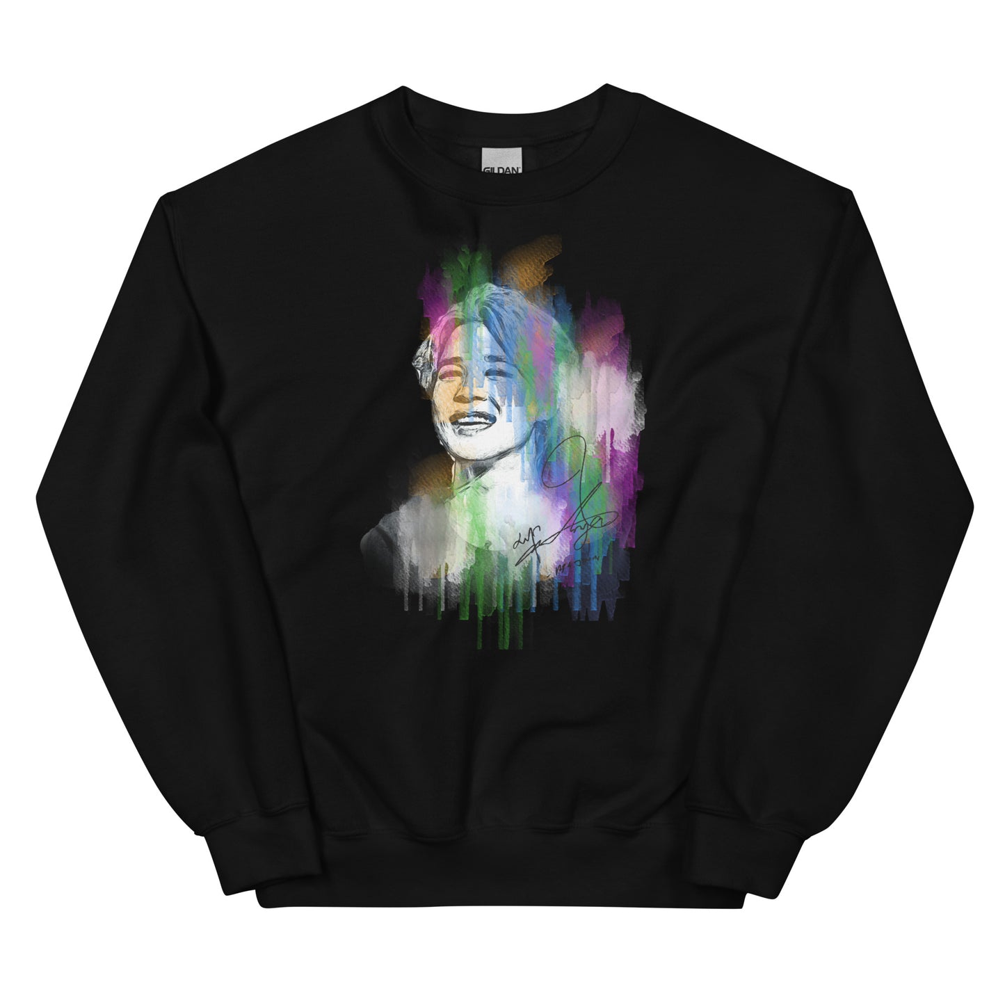 BTS Jimin, Park Ji-min Waterpaint Portrait Unisex Sweatshirt