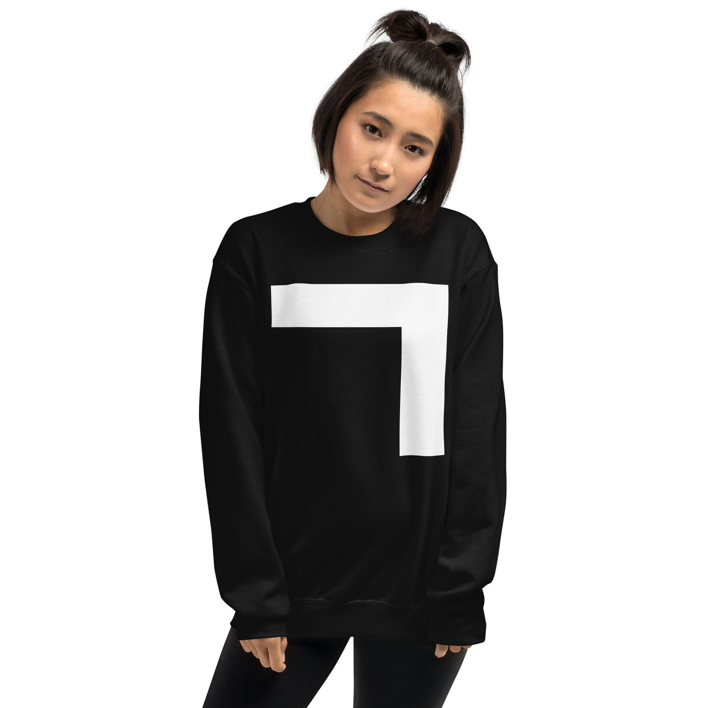 Korean Hangul Giyeok(g-k) sound Geometrical Consonant Unisex Sweatshirt