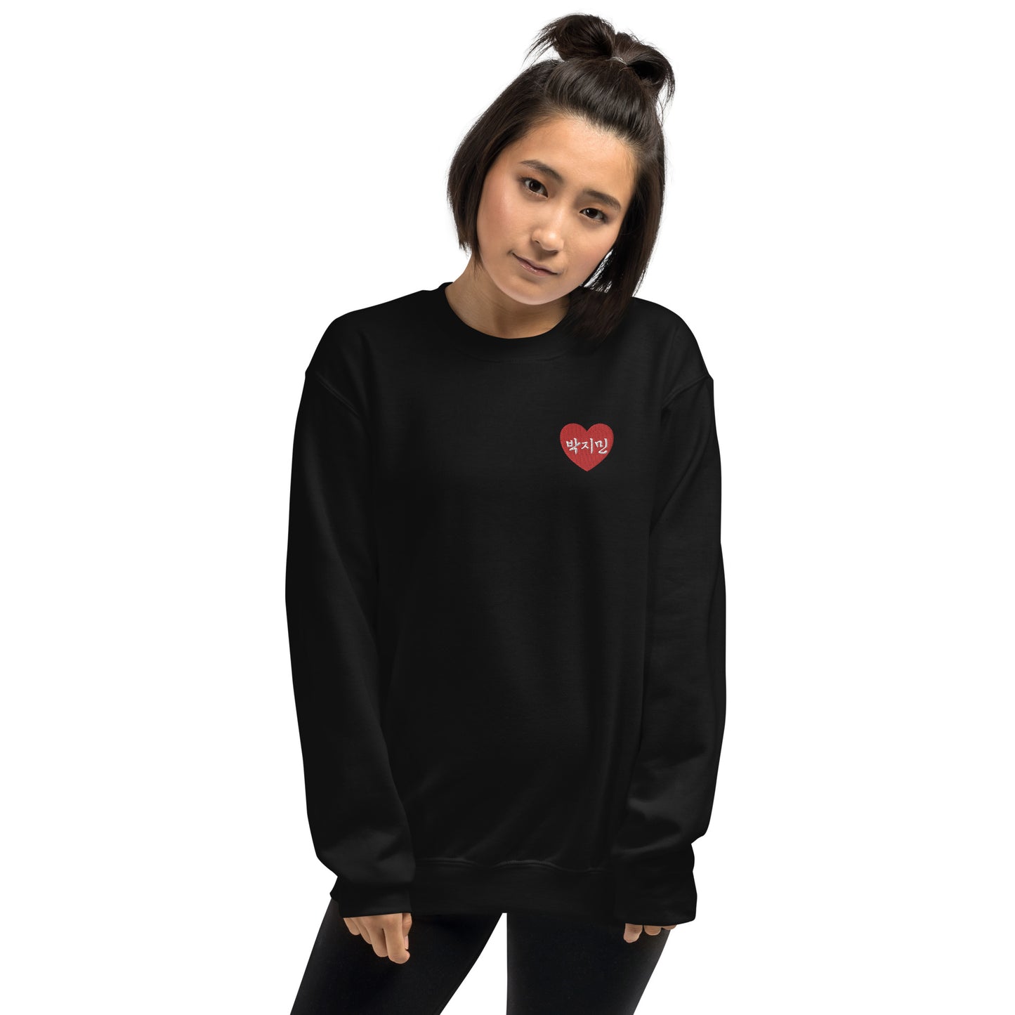 Jimin in Korean Kpop BTS Merch Embroidery Unisex Sweatshirt
