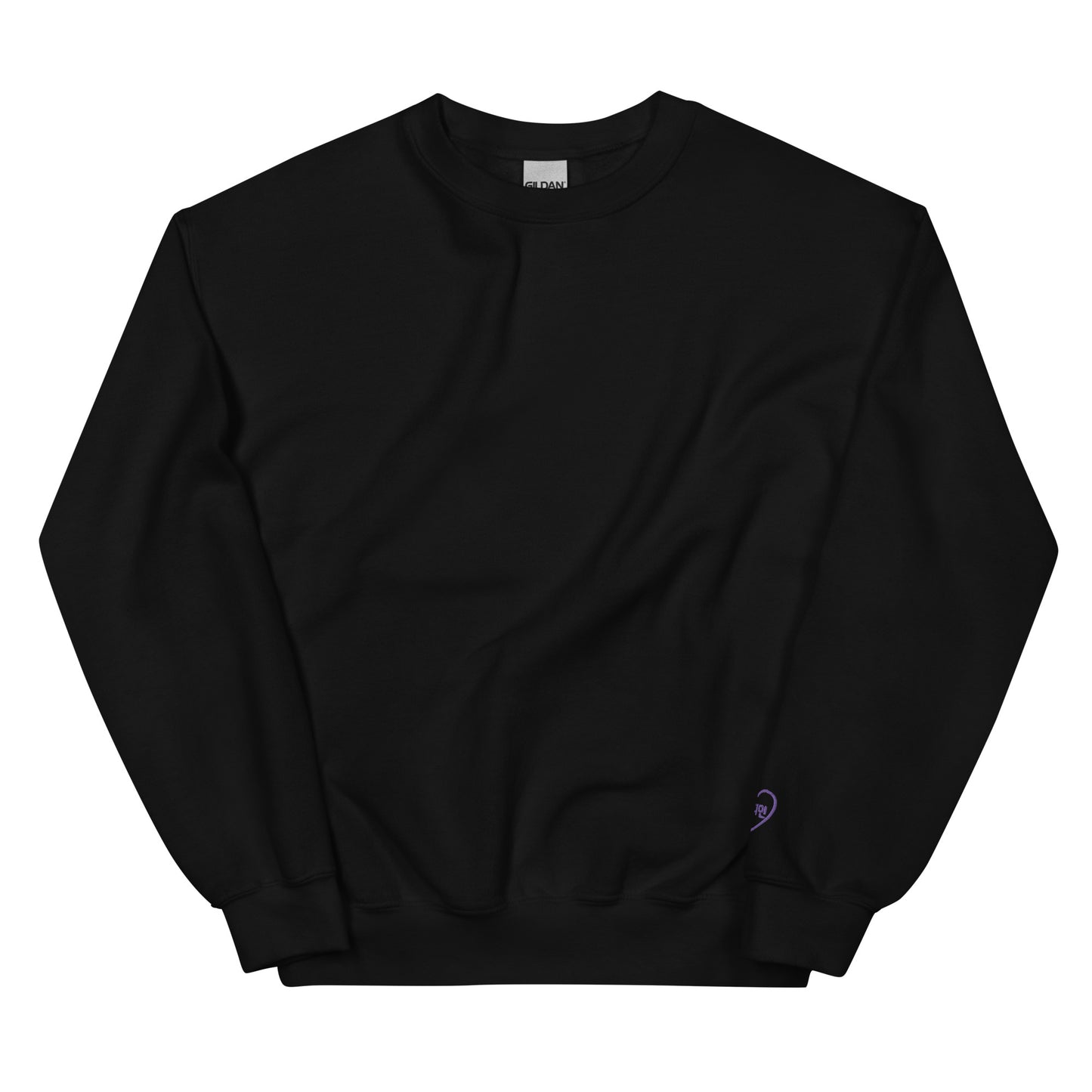 BTS Jimin, Park Ji-min Purple Heart Embroidery Unisex Sweatshirt