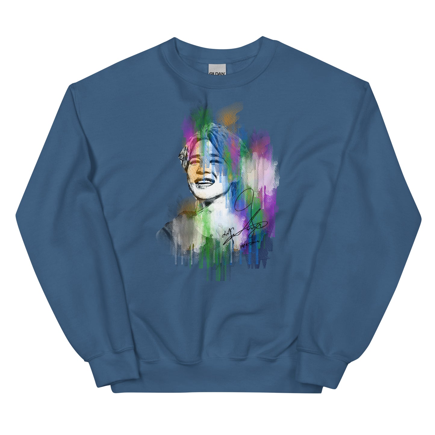 BTS Jimin, Park Ji-min Waterpaint Portrait Unisex Sweatshirt