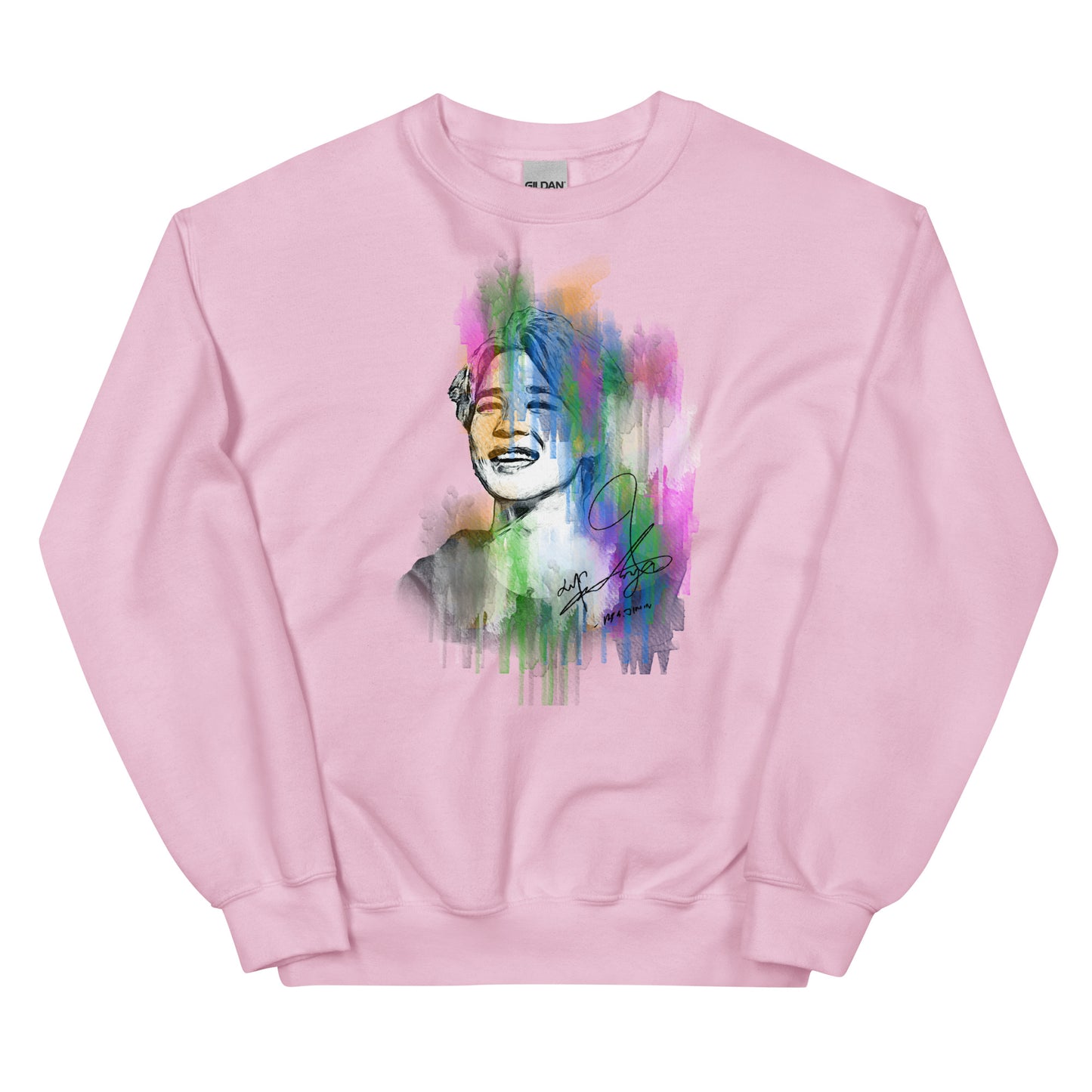 BTS Jimin, Park Ji-min Waterpaint Portrait Unisex Sweatshirt