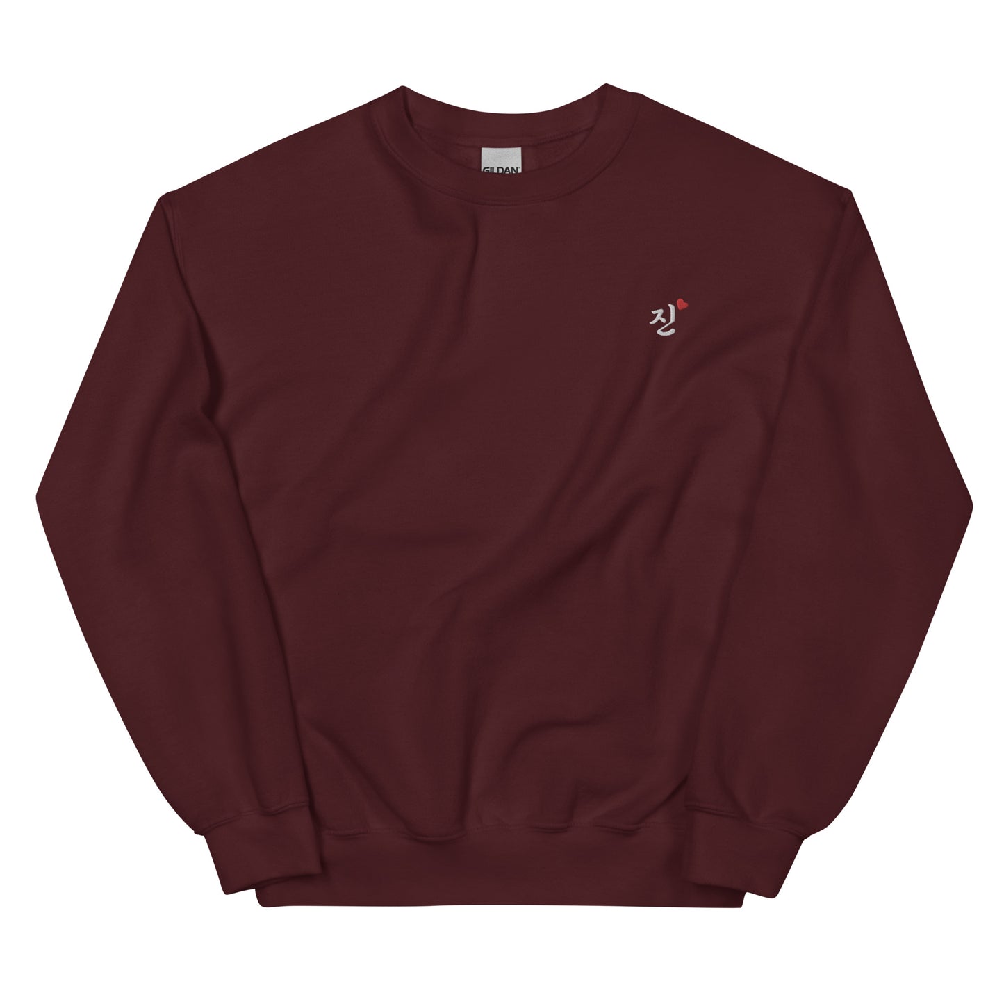 Jean in Hangul Name Kpop Merch Embroidery Unisex Sweatshirt