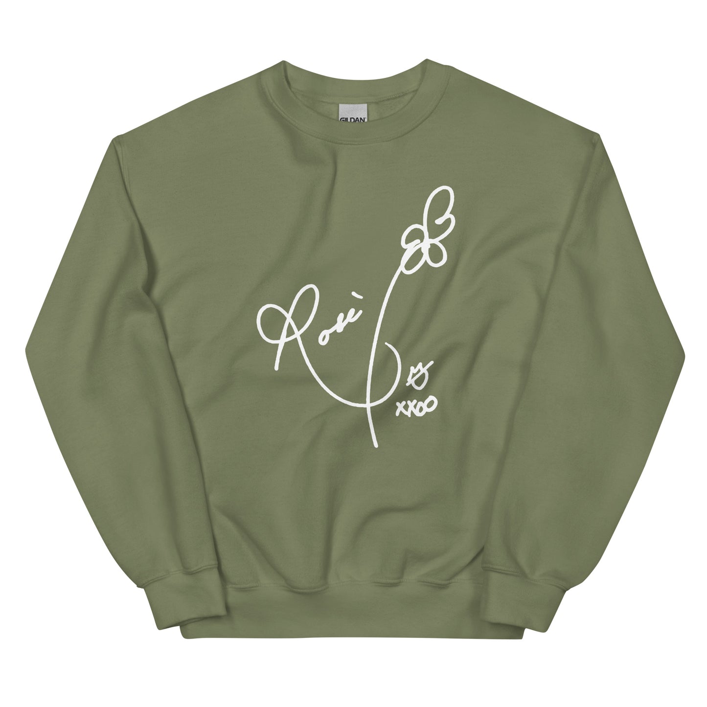 BLACKPINK Rosé, Roseanne Park Autograph Unisex Sweatshirt