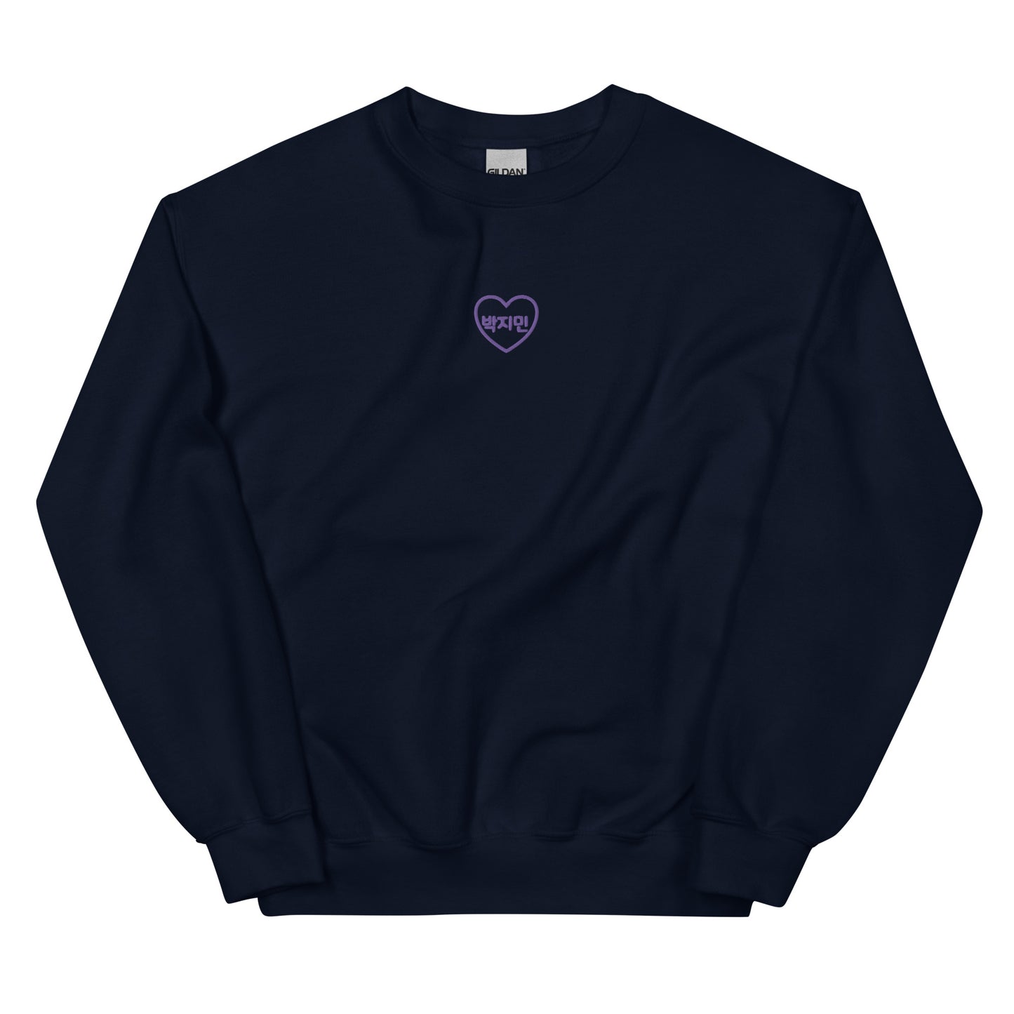 BTS Jimin, Park Ji-min BTS Purple Embroidery Unisex Sweatshirt
