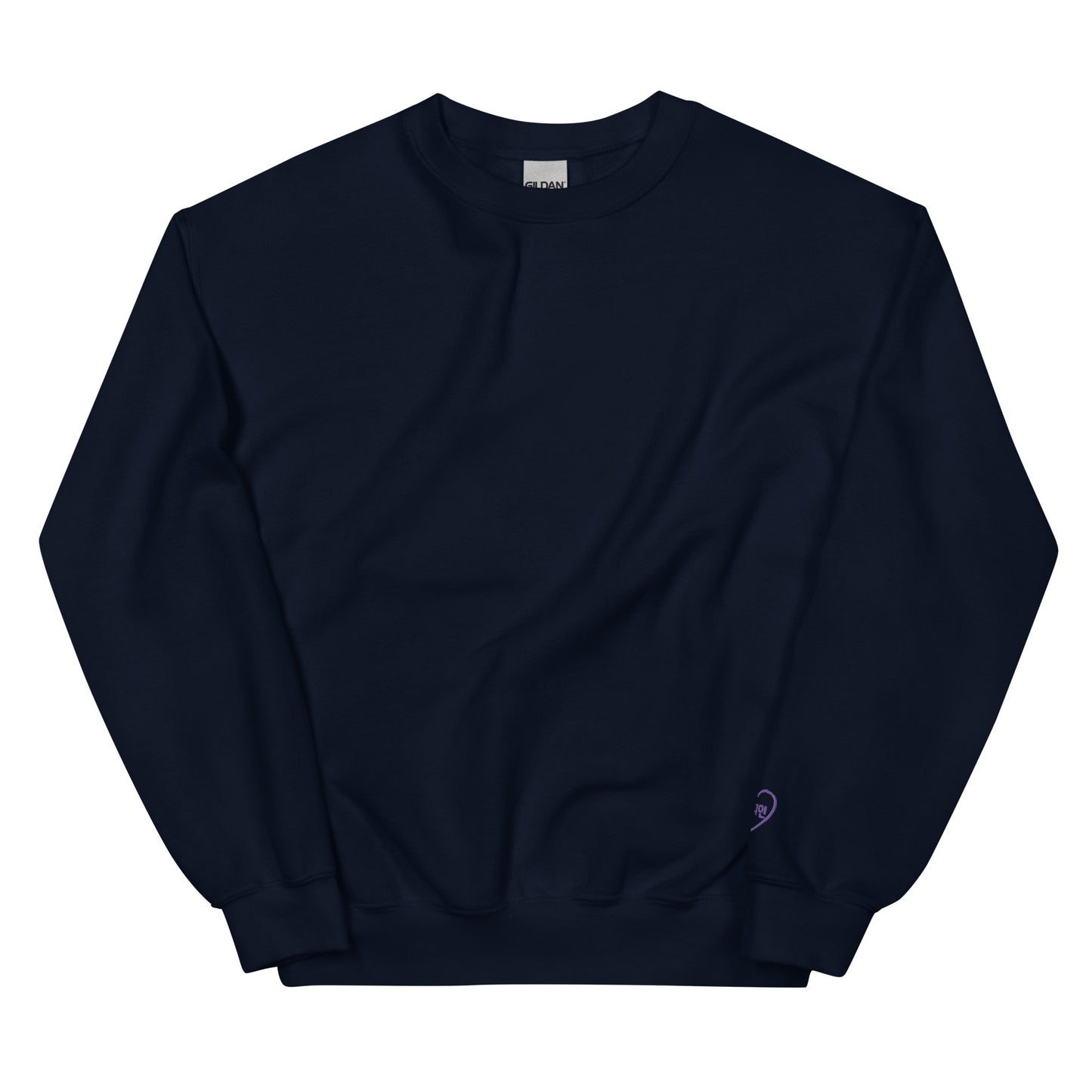BTS Jimin, Park Ji-min Purple Heart Embroidery Unisex Sweatshirt
