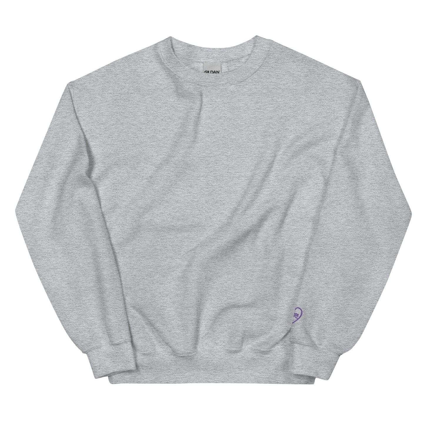 BTS Jimin, Park Ji-min Purple Heart Embroidery Unisex Sweatshirt