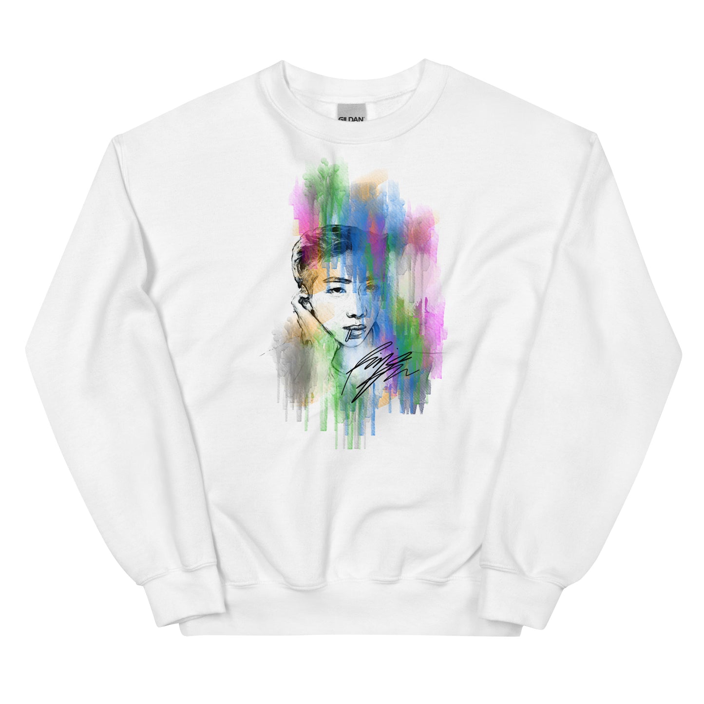 BTS RM, Kim Nam-joon Waterpaint Portrait Unisex Sweatshirt