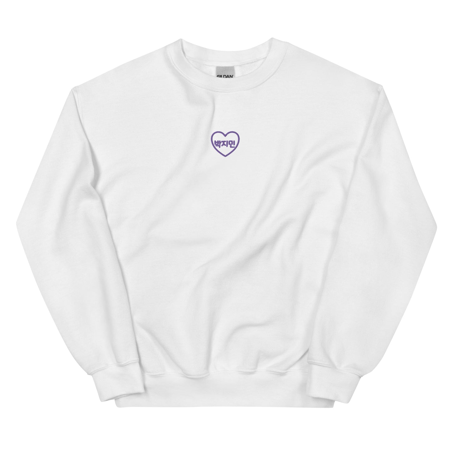 BTS Jimin, Park Ji-min BTS Purple Embroidery Unisex Sweatshirt