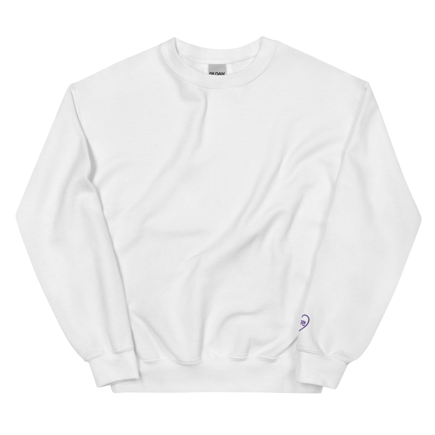 BTS Jimin, Park Ji-min Purple Heart Embroidery Unisex Sweatshirt