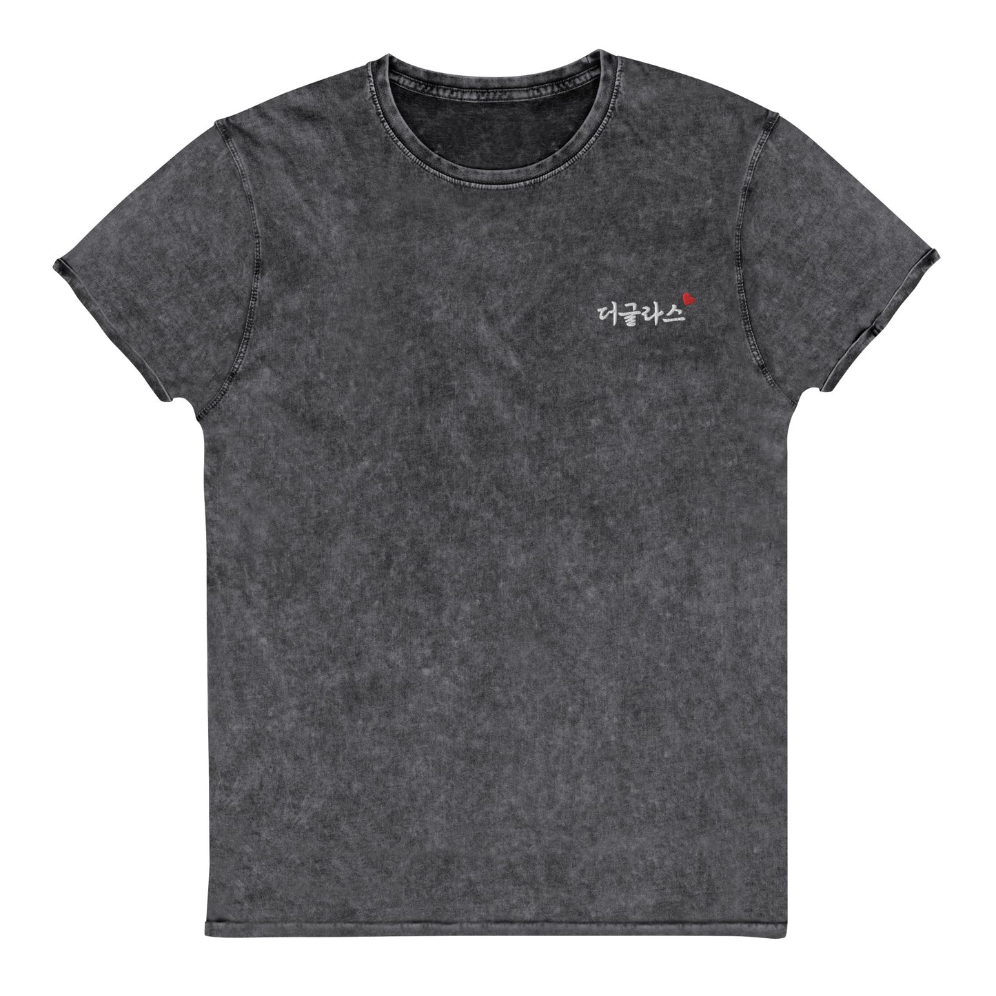 Douglas in Korean Kpop Denim Embroidery Unisex T-Shirt