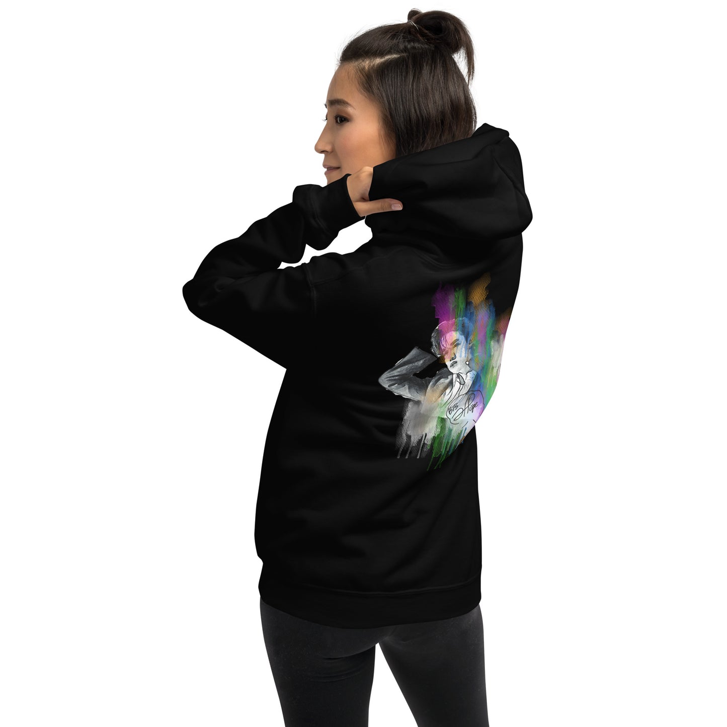 BTS J-Hope, Jung Ho-seok Waterpaint Portrait Unisex Hoodie