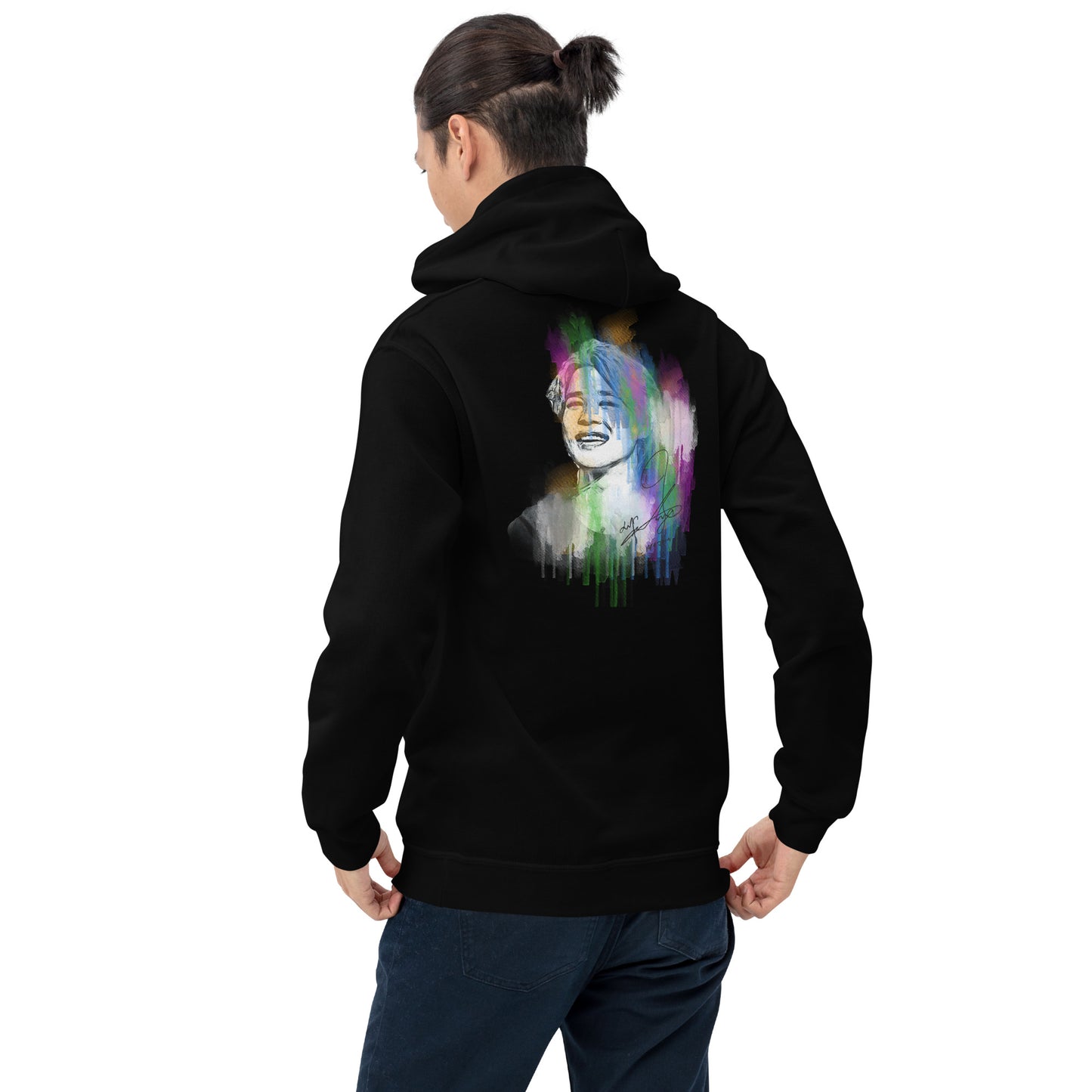 BTS Jimin, Park Ji-min Waterpaint Portrait Unisex Hoodie