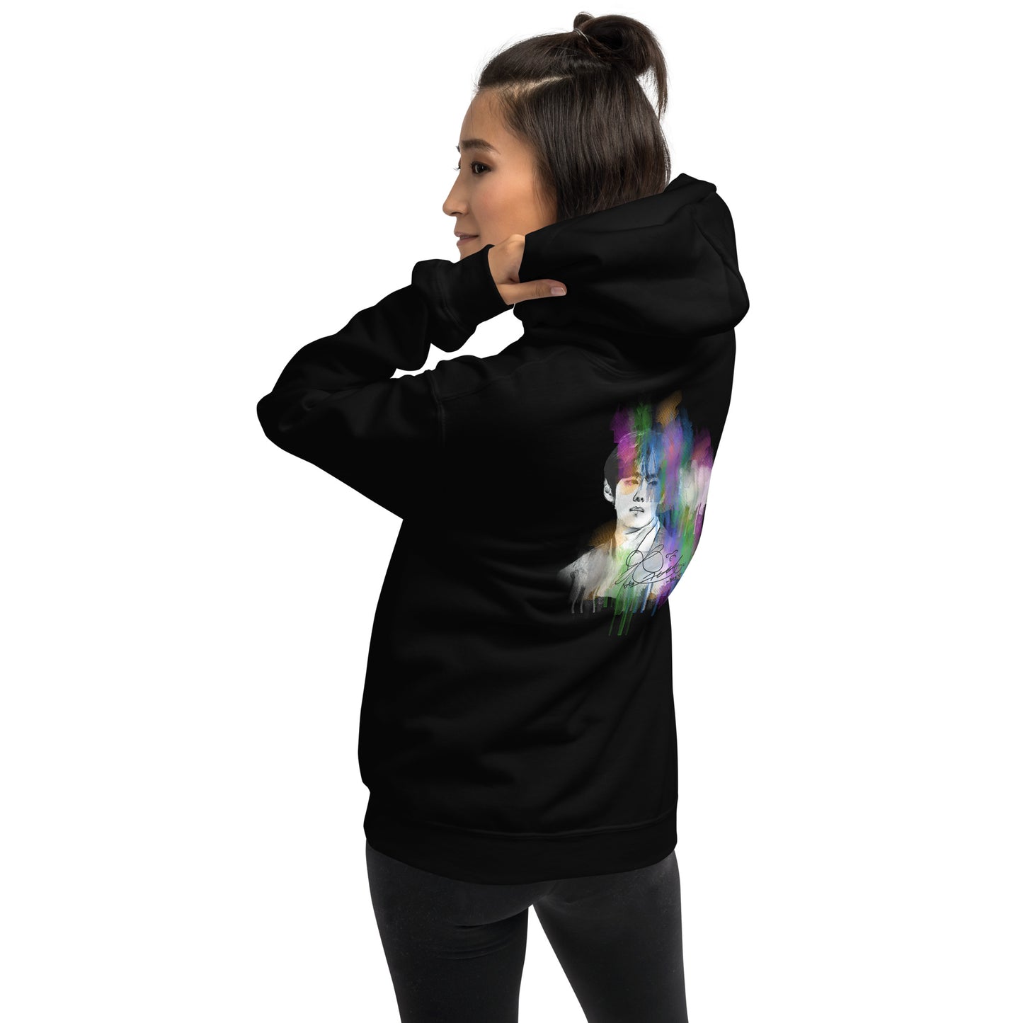 BTS V, Kim Tae-hyung Waterpaint Portrait Unisex Hoodie