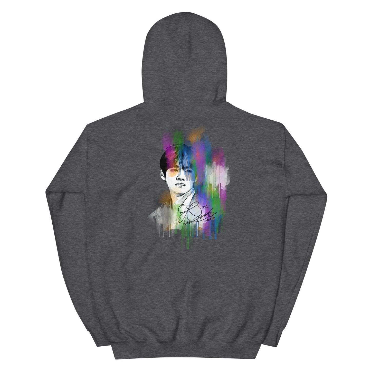 BTS V, Kim Tae-hyung Waterpaint Portrait Unisex Hoodie