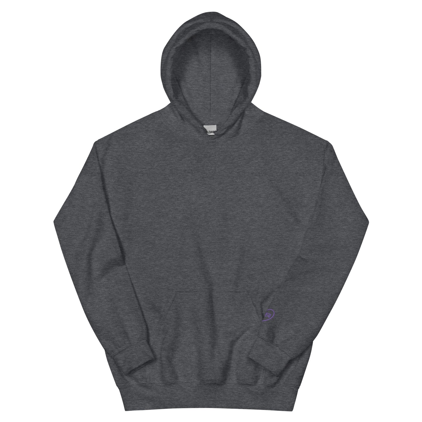 BTS Jungkook, Jeon Jung-kook Purple Heart Embroidery Unisex Hoodie
