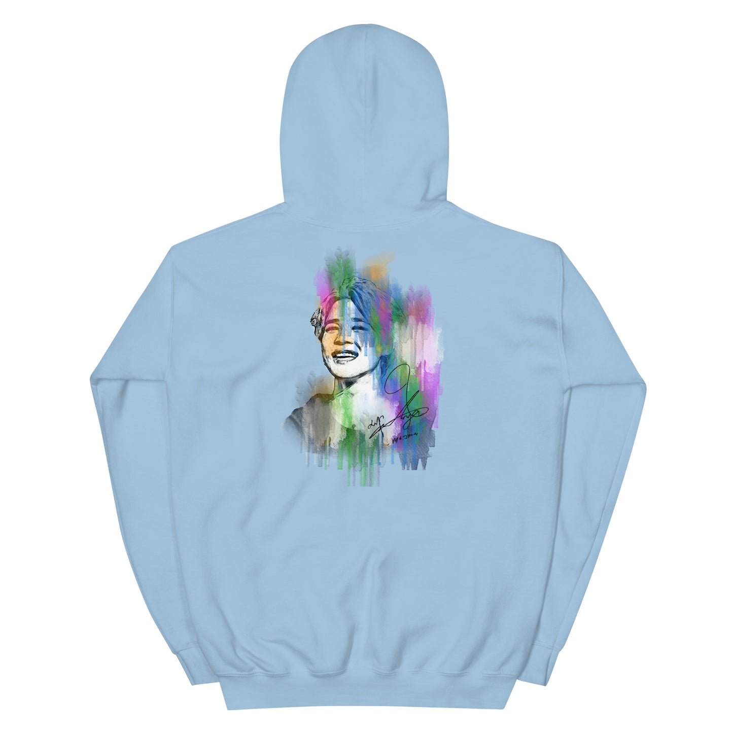 BTS Jimin, Park Ji-min Waterpaint Portrait Unisex Hoodie