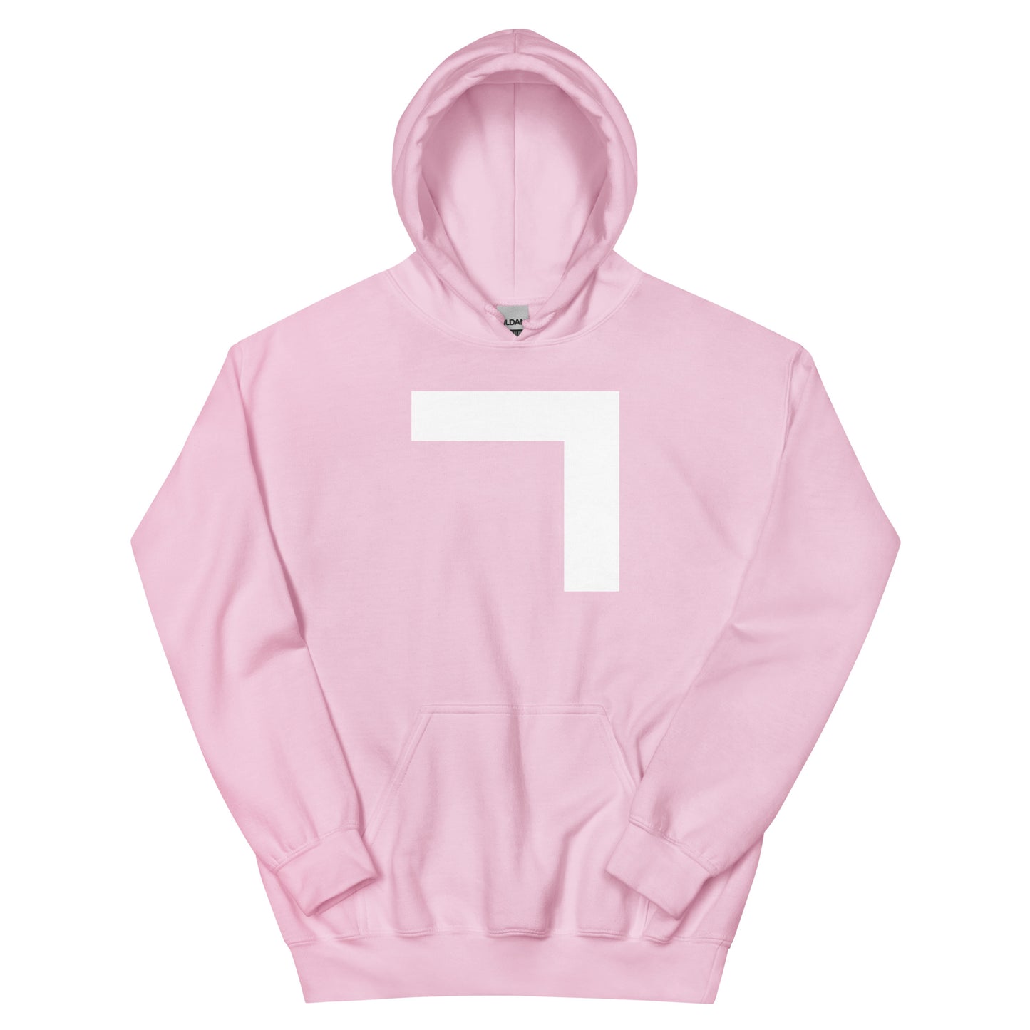 Korean Hangul Giyeok (g) sound Geometrical Consonant Unisex Hoodie