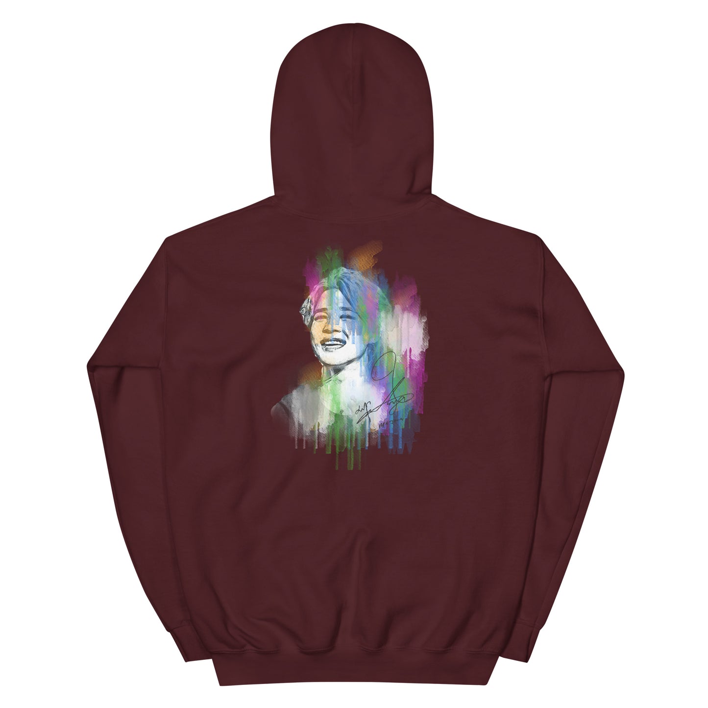 BTS Jimin, Park Ji-min Waterpaint Portrait Unisex Hoodie