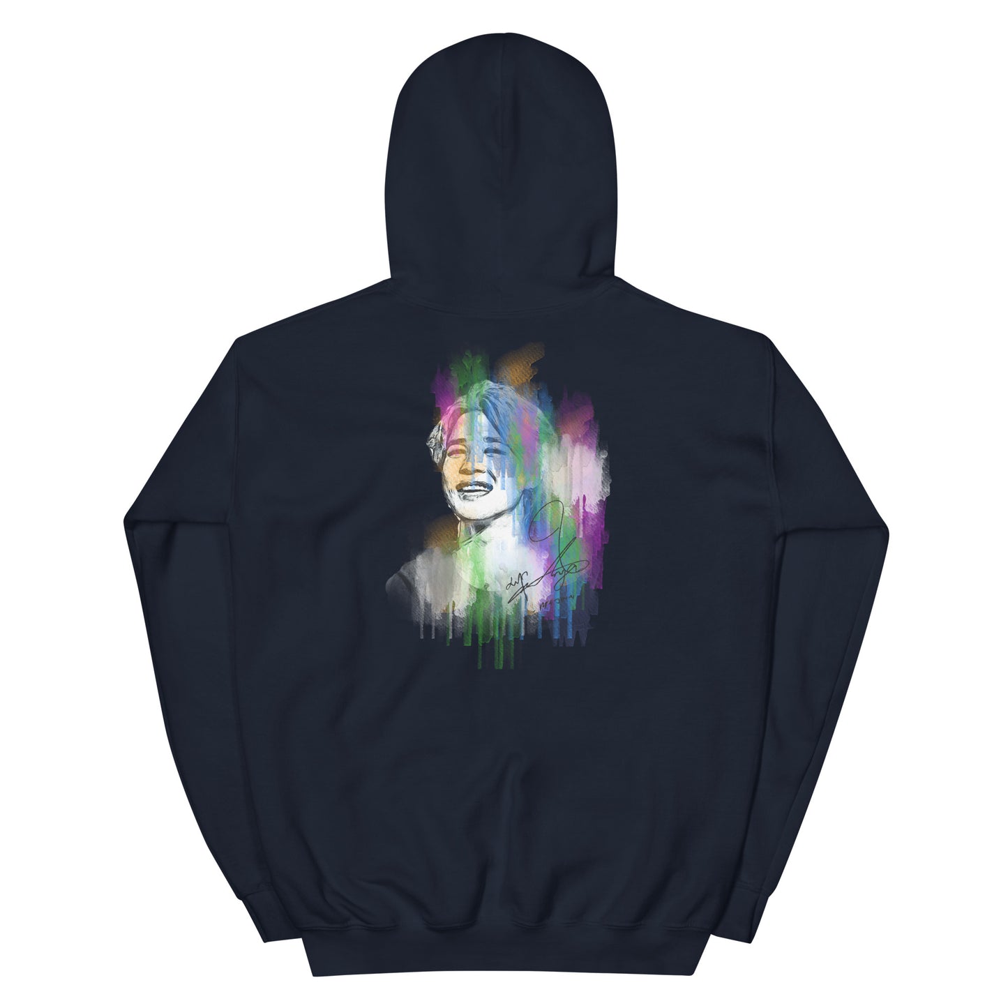 BTS Jimin, Park Ji-min Waterpaint Portrait Unisex Hoodie