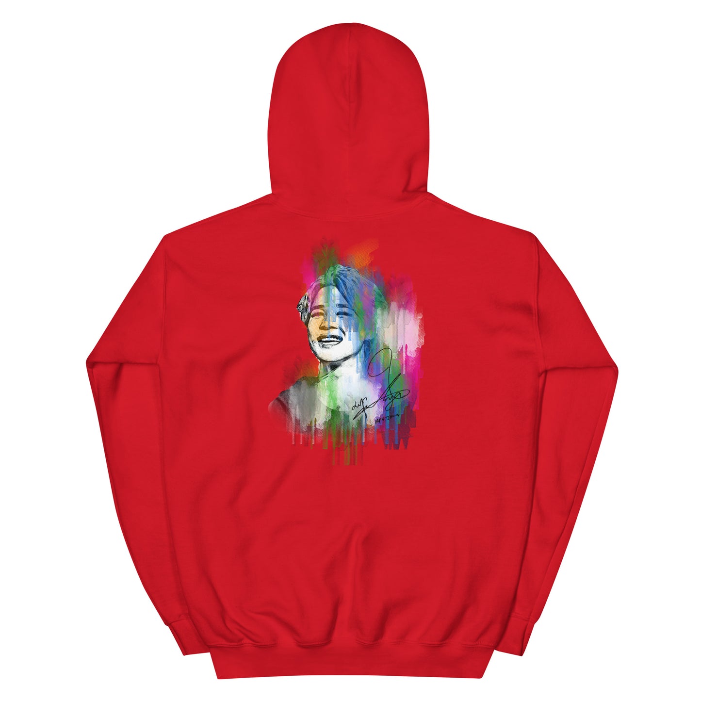 BTS Jimin, Park Ji-min Waterpaint Portrait Unisex Hoodie