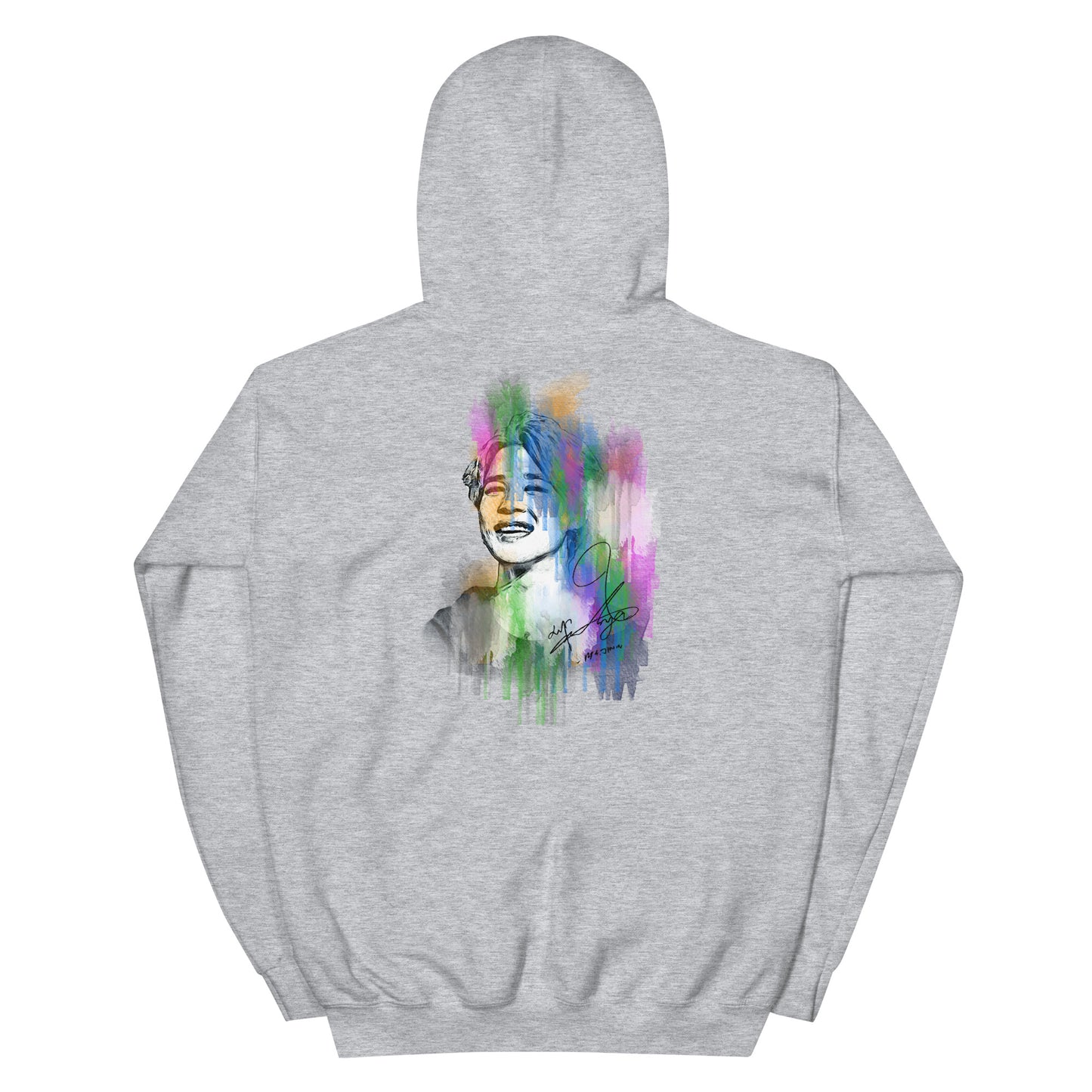 BTS Jimin, Park Ji-min Waterpaint Portrait Unisex Hoodie