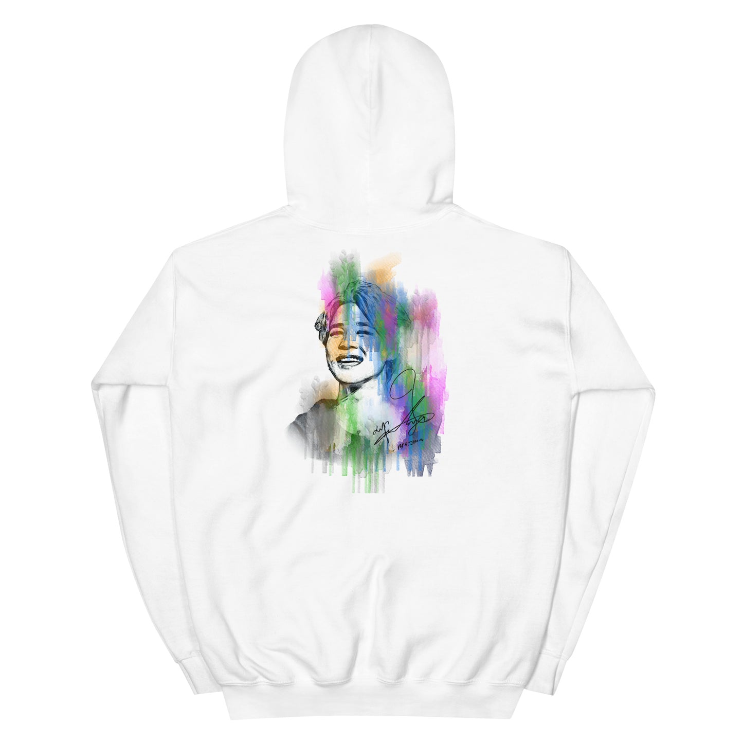 BTS Jimin, Park Ji-min Waterpaint Portrait Unisex Hoodie