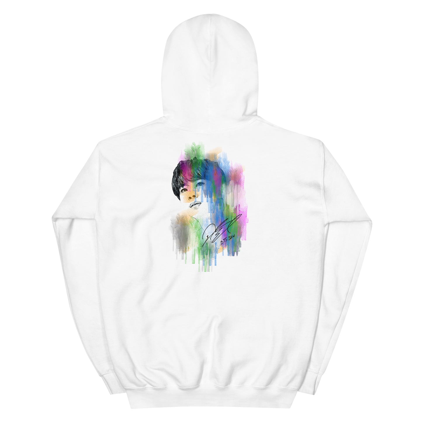 BTS Jin, Kim Seok-jin Waterpaint Portrait Unisex Hoodie