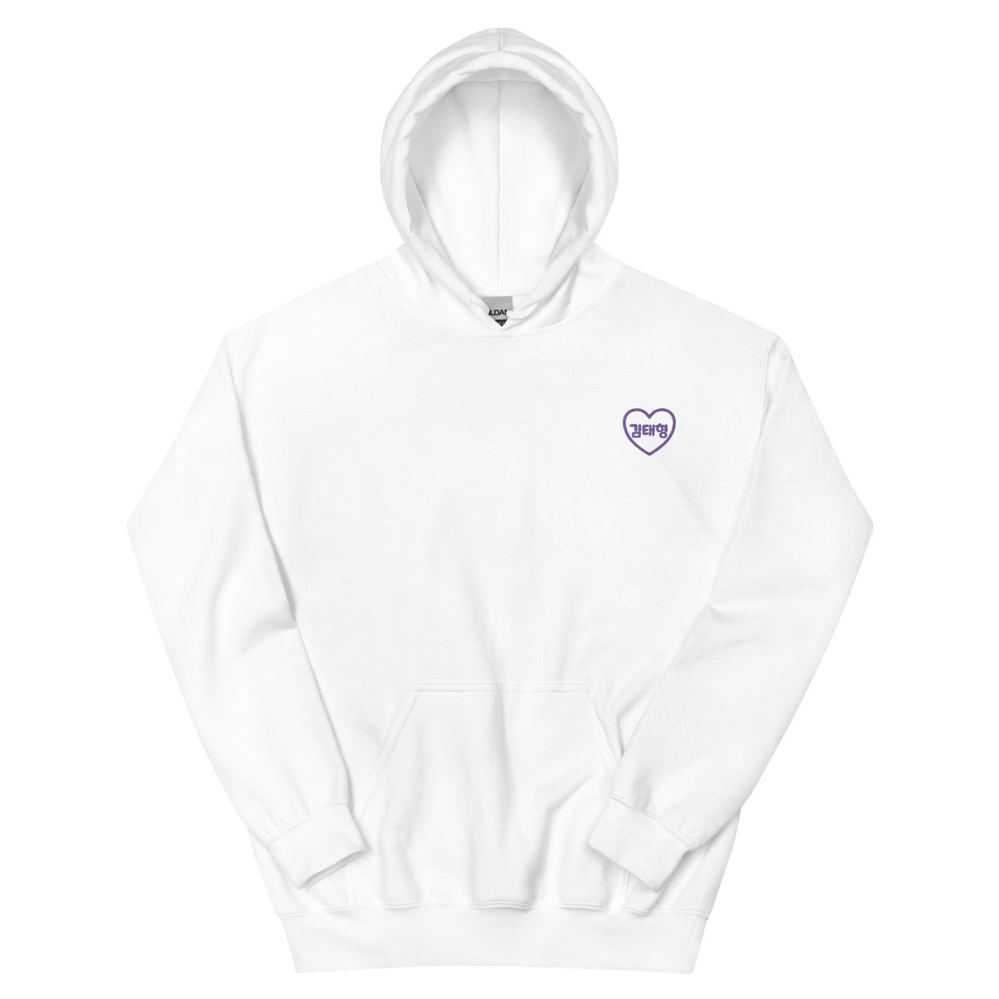 BTS V, Kim Tae-hyung Purple Merch Embroidery Unisex Hoodie