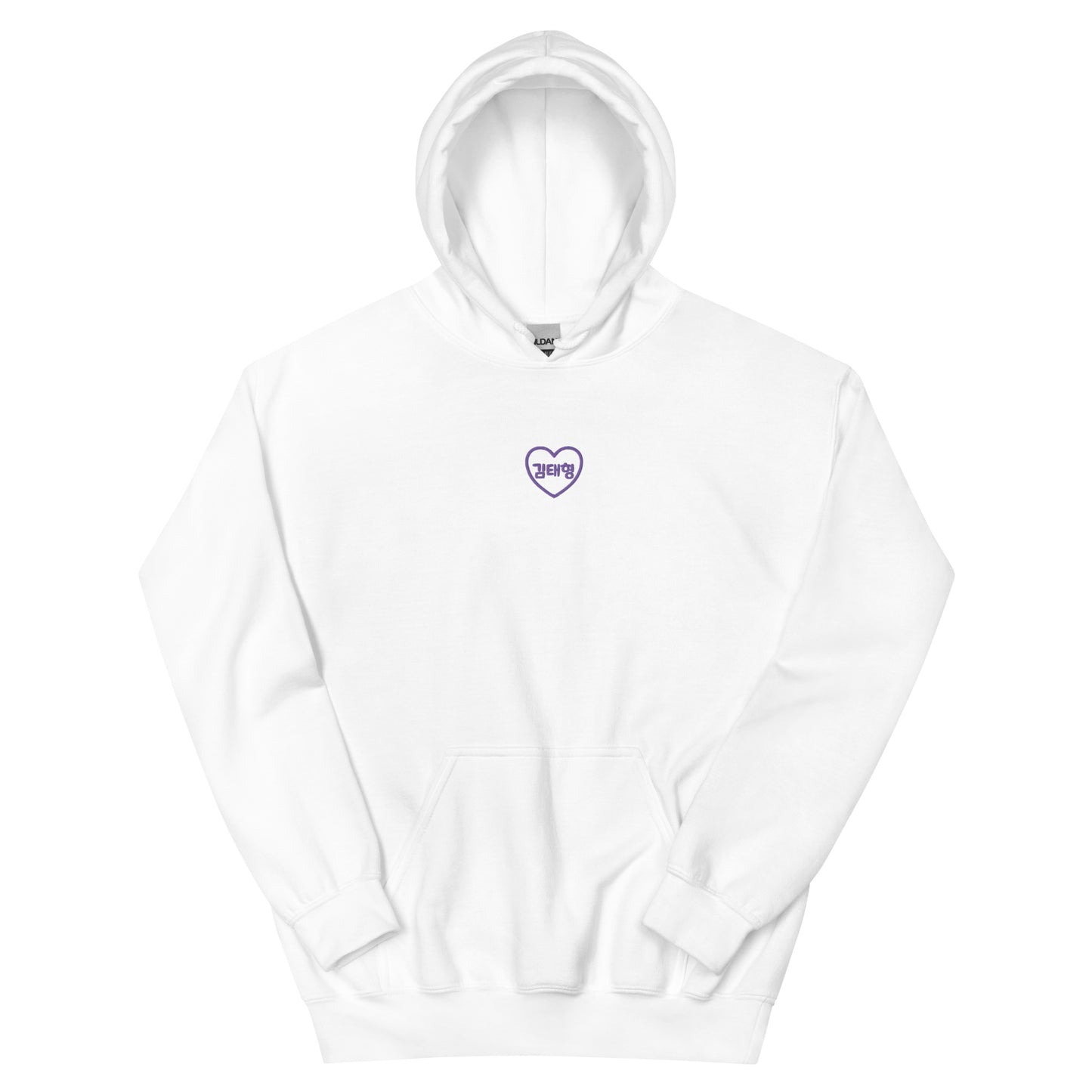 BTS V, Kim Tae-hyung BTS Purple Embroidery Unisex Hoodie