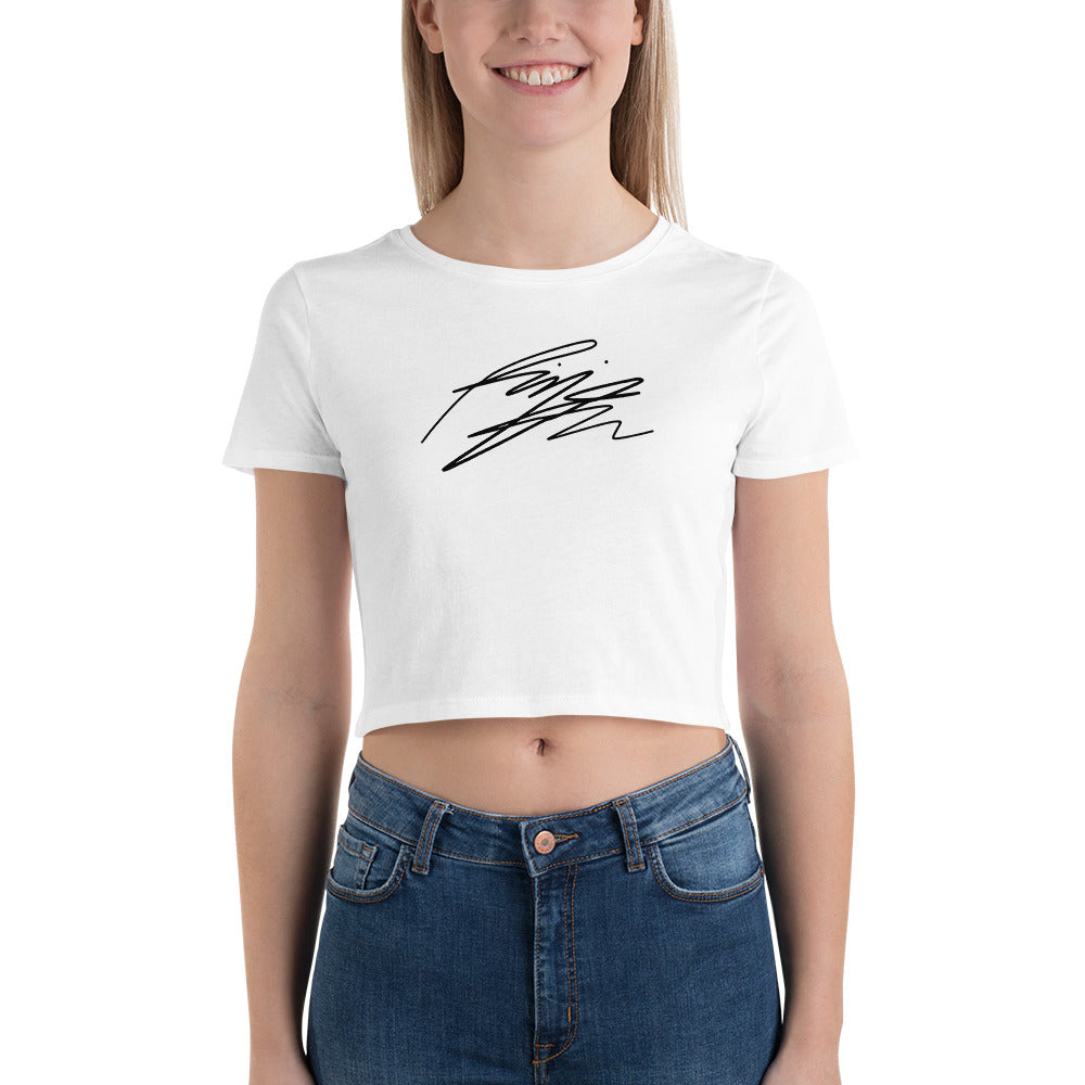 BTS RM, Kim Nam-joon Autograph Women's Cropped T-Shirt