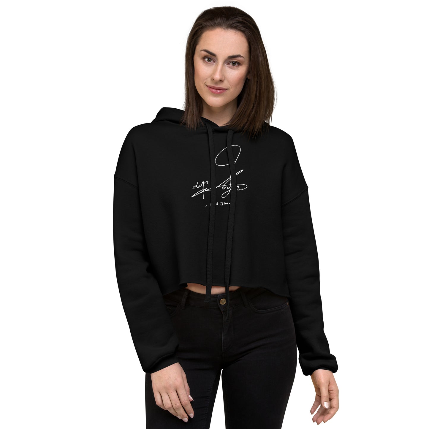 BTS Jimin, Park Ji-min Autograph Women's Cropped Hoodie