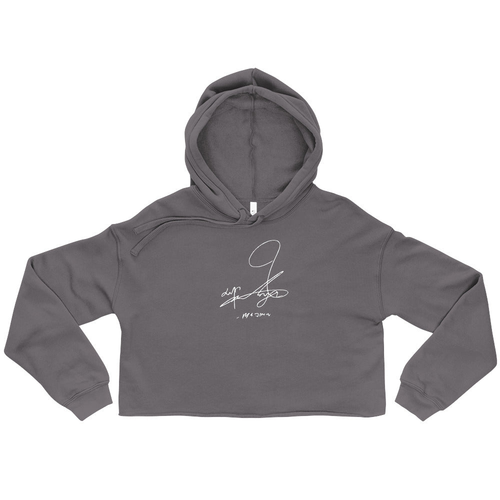 BTS Jimin, Park Ji-min Autograph Women's Cropped Hoodie