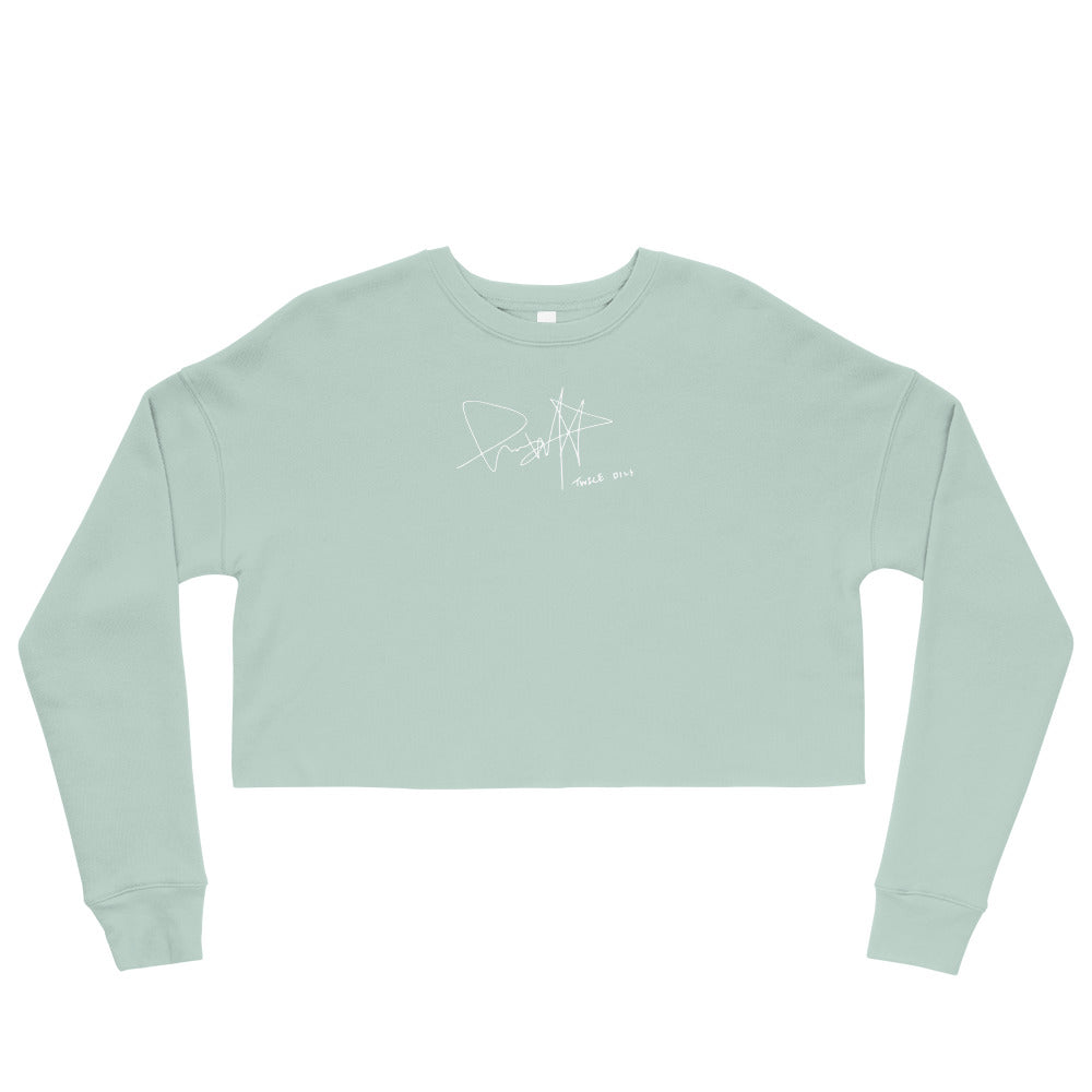 TWICE Mina, Mina Sharon Myoi Autograph Women's Cropped Sweatshirt