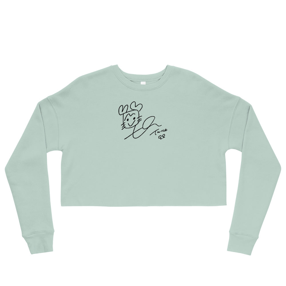 TWICE Momo , Hirai Momo Autograph Women's Cropped Sweatshirt