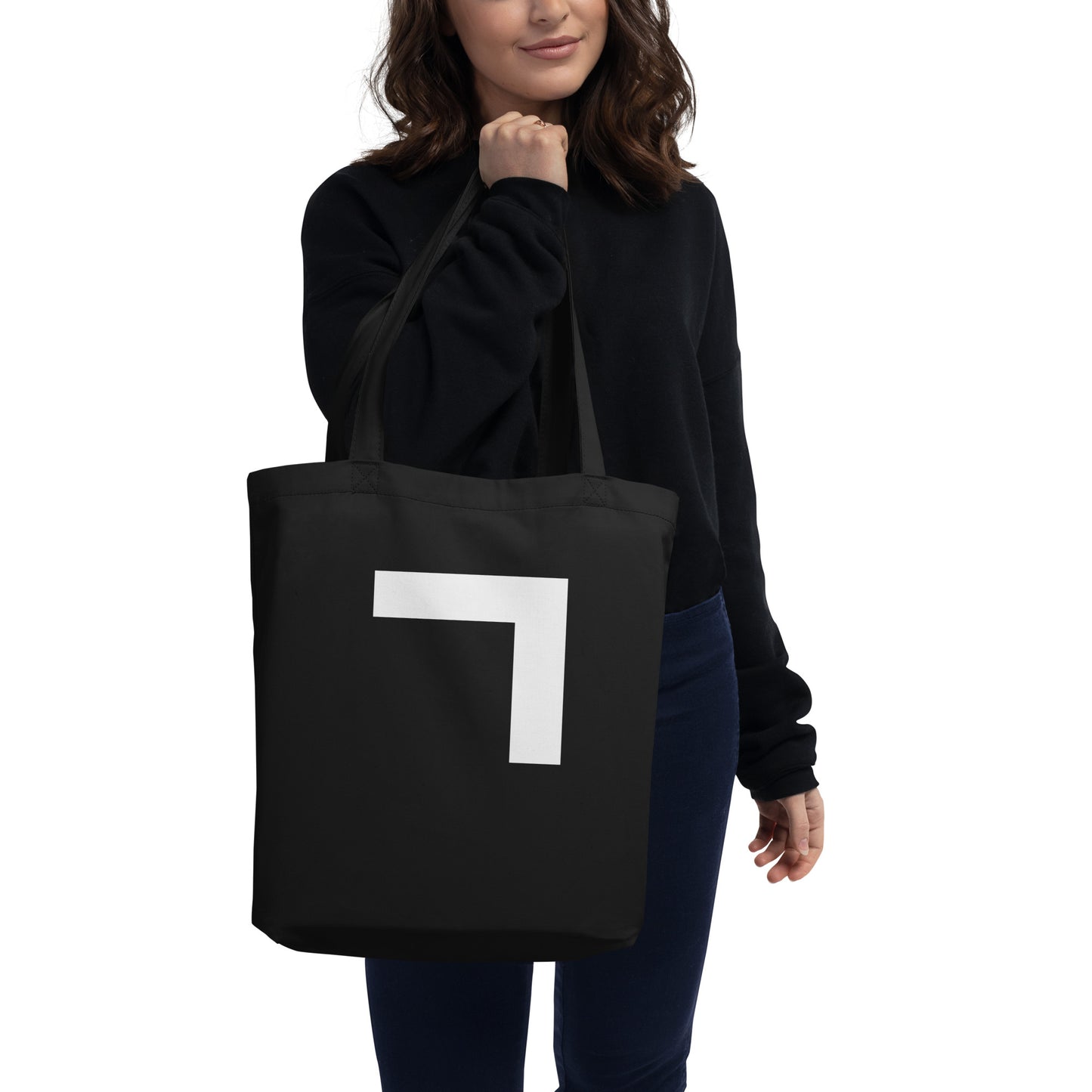 Korean Hangul Giyeok (g) sound Geometrical Consonant Eco Tote Bag