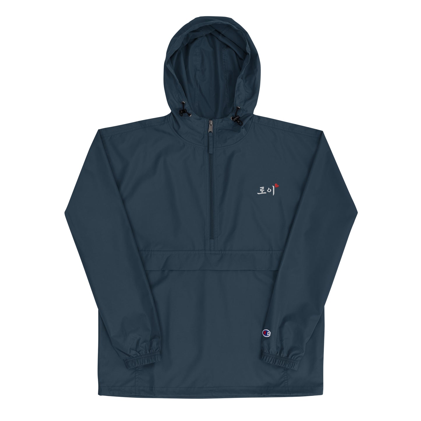 Roy in Korean Kpop Merch Champion Embroidery Unisex Anorak Jacket - kpophow