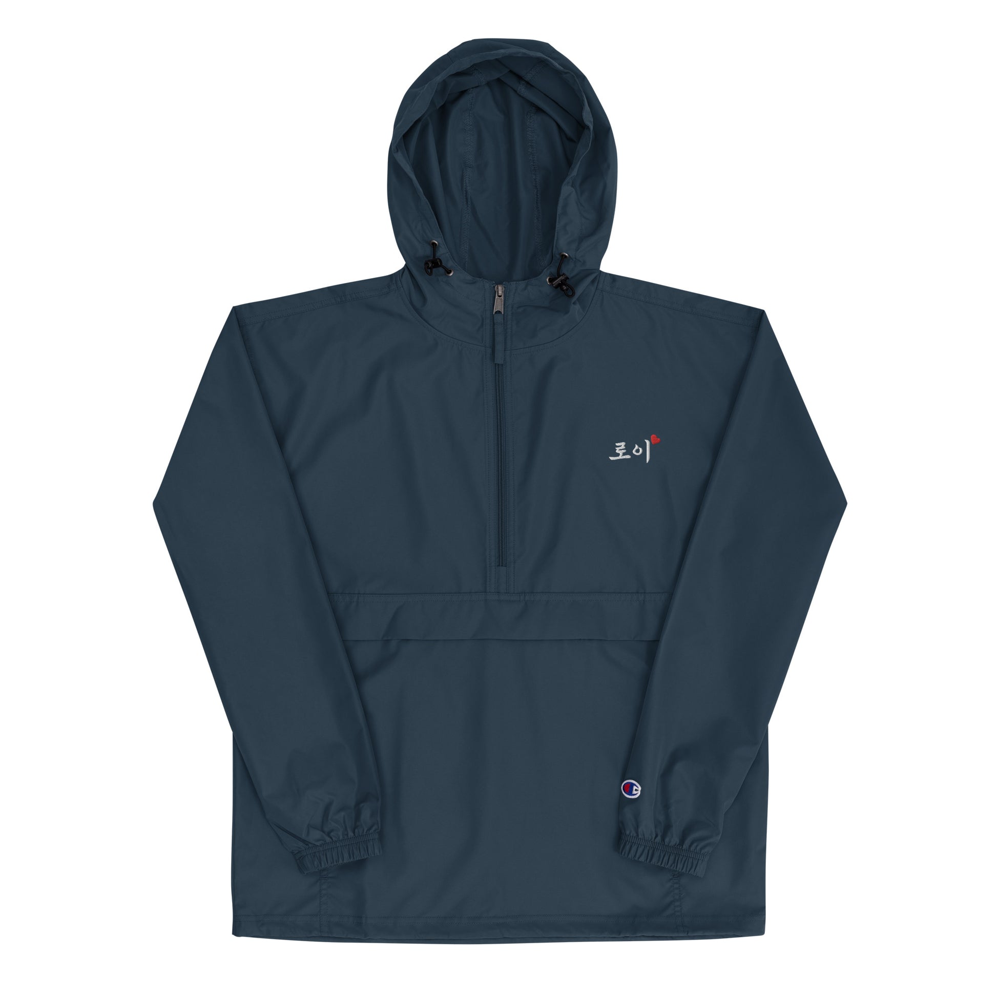 Roy in Korean Kpop Merch Champion Embroidery Unisex Anorak Jacket - kpophow