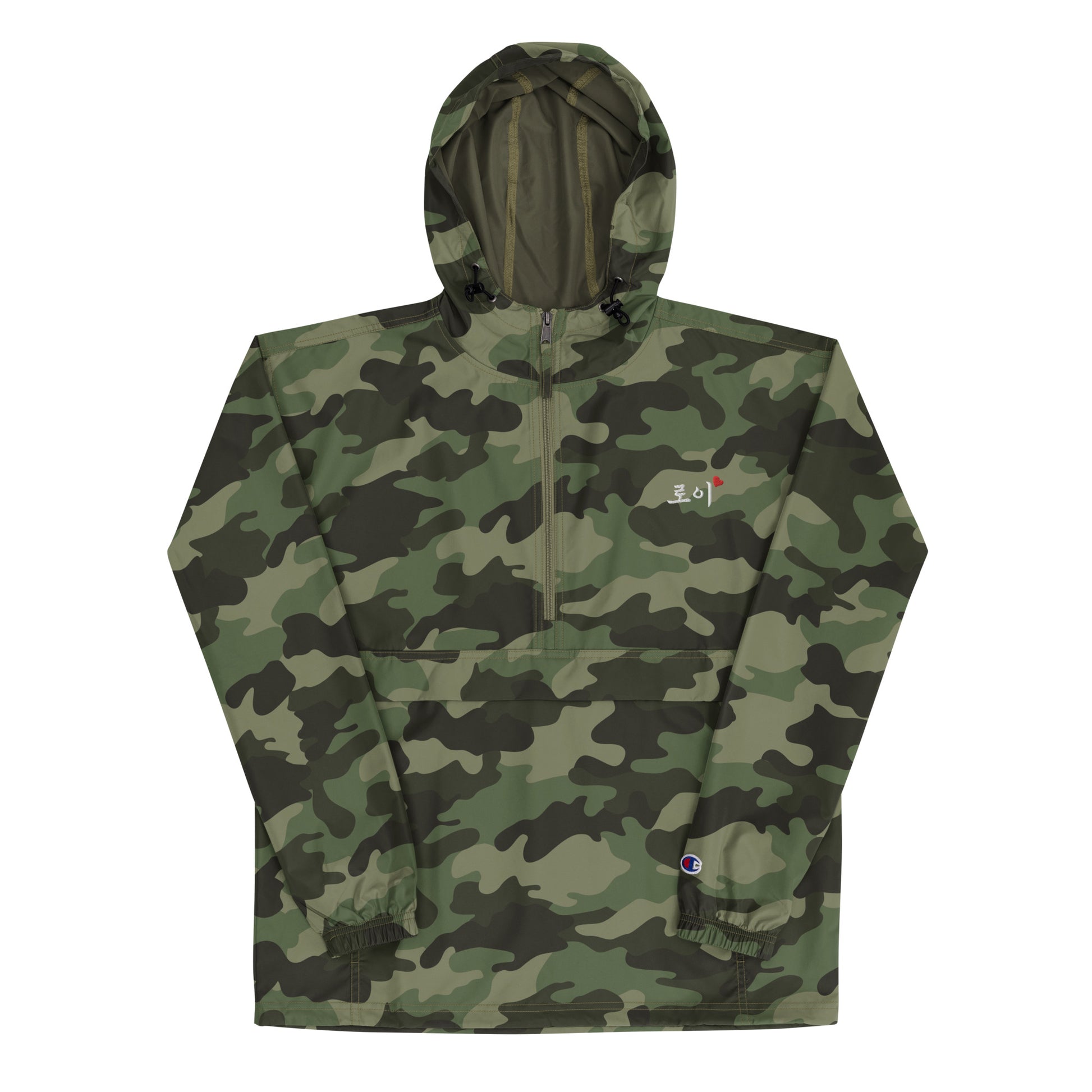 Roy in Korean Kpop Merch Champion Embroidery Unisex Anorak Jacket - kpophow