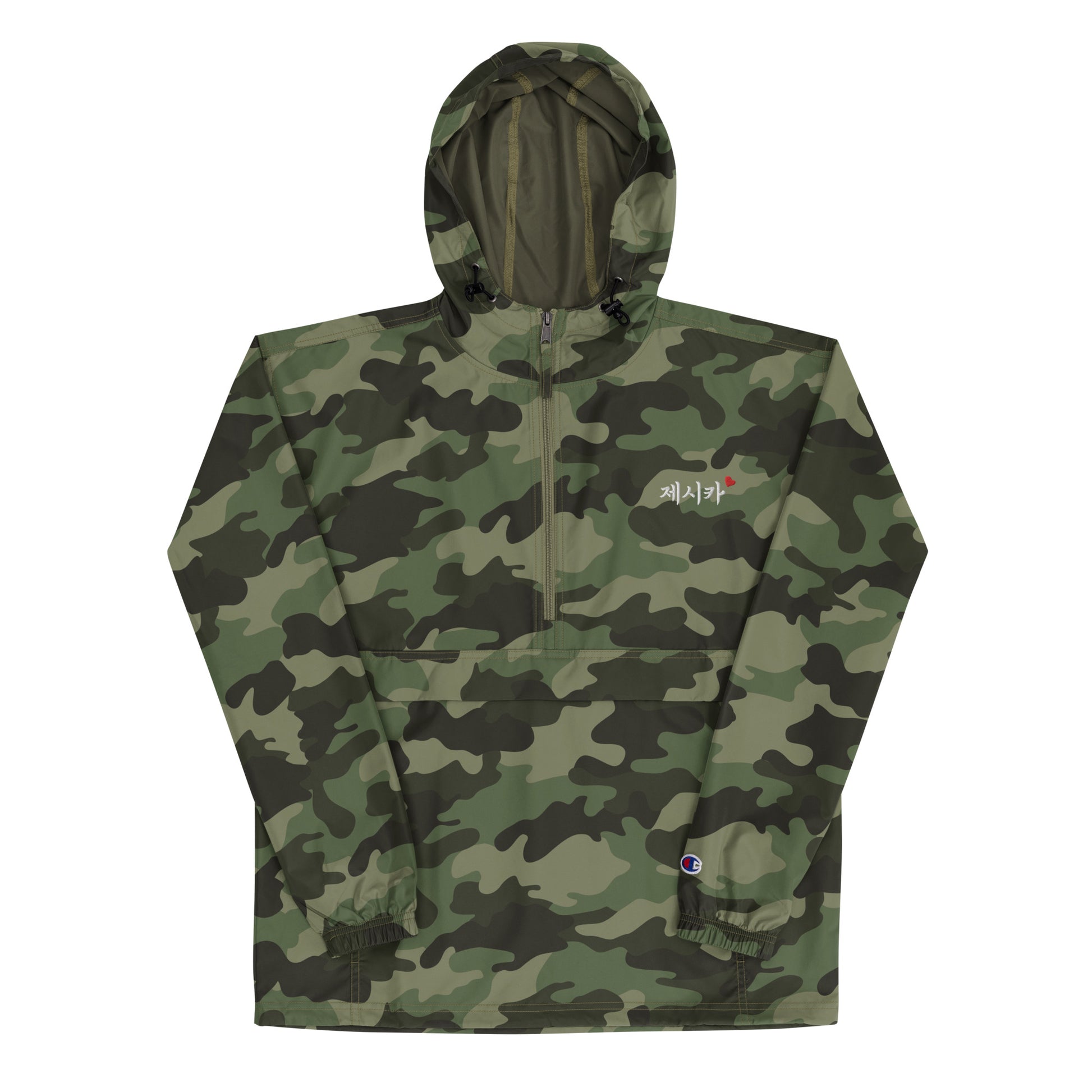 Jessica in Korean Kpop Merch Champion Embroidery Unisex Anorak Jacket - kpophow