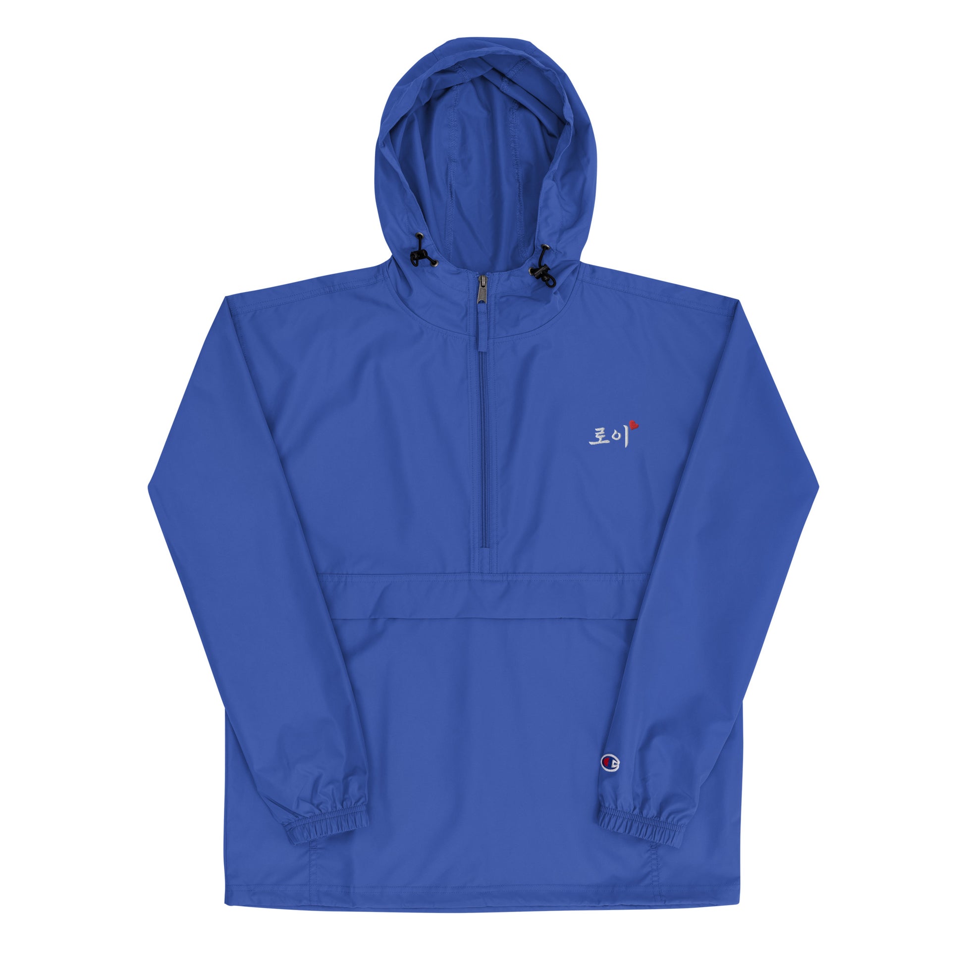 Roy in Korean Kpop Merch Champion Embroidery Unisex Anorak Jacket - kpophow
